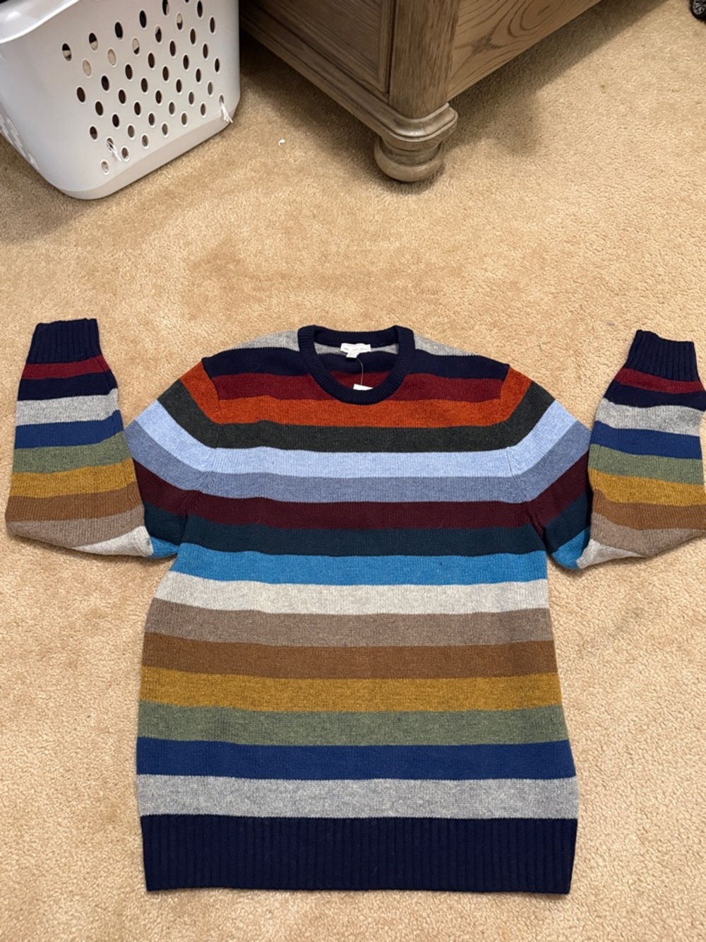 Gap Multi Striped Sweater XL NWT